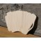 Acordeão de madeira maciça ht15cm decoração de música de casamento