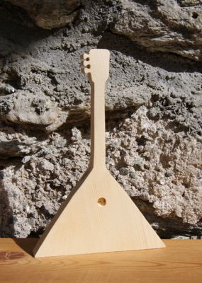 Balalaika de madeira ht15cm