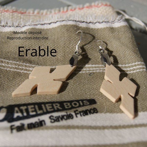 brincos de bordo brincos de madeira &eacute;tica, j&oacute;ias da natureza enceradas, feitas &agrave; m&atilde;o