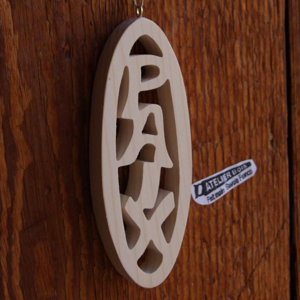 Natal enfeite de Natal 12 cm em madeira, cortado pacificamente, para pendurar, feito &agrave; m&atilde;o, decora&ccedil;&atilde;o