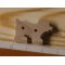 Botão de cão de 25mm para decorar e coser, embelezamento de scrapbooking feito à mão