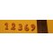 Números de madeira de 1,2,3,6,9 2cm de altura, 3mm de espessura, feitos de madeira de faia para relógios