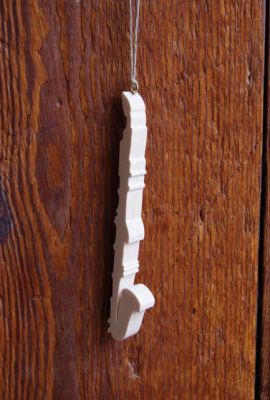 Clarinete baixo de madeira ht15cm