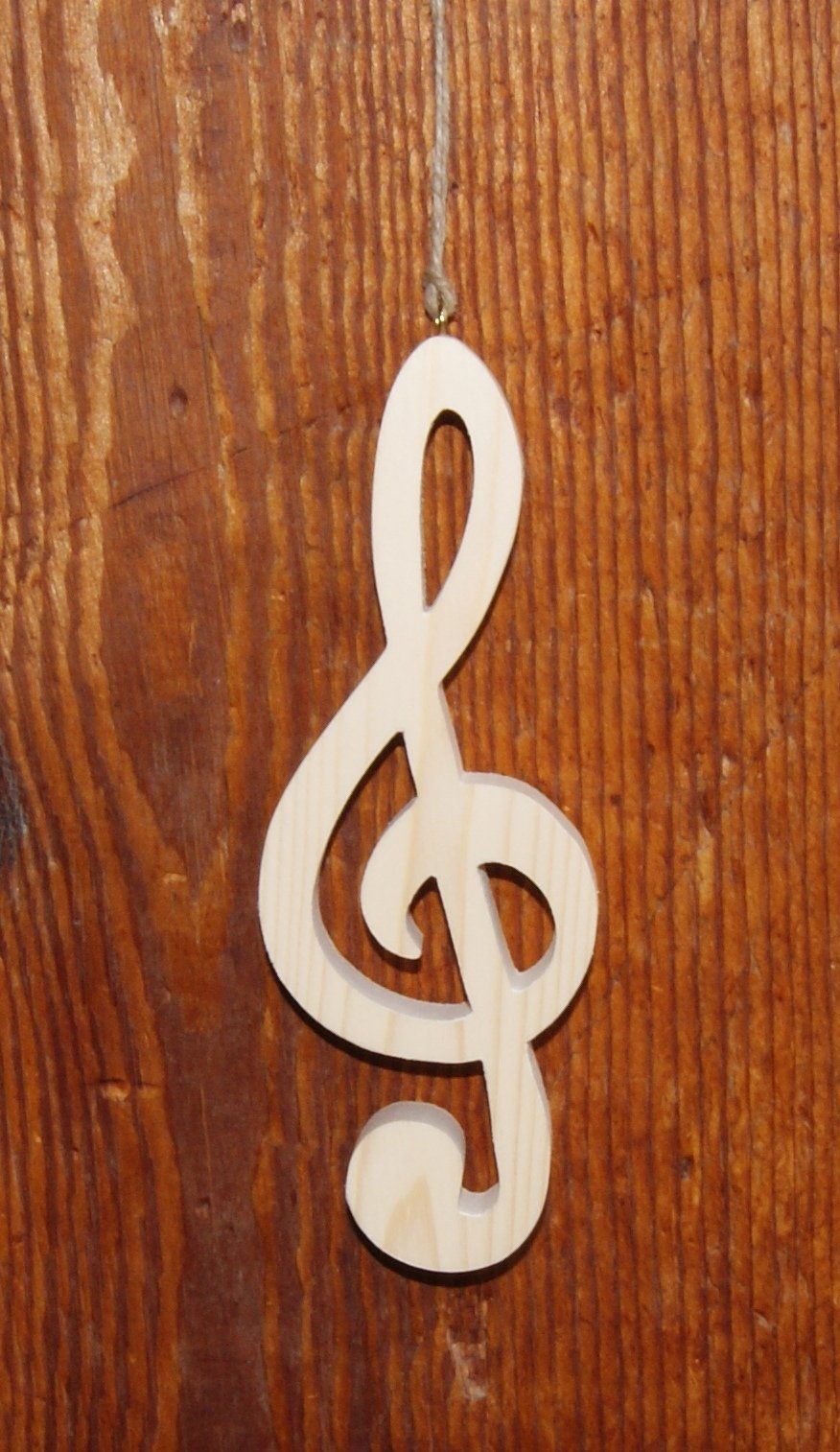 clave de madeira maciça tripla ht 20 cm para decoração de interiores de música, decoração de mesa, presente de músico