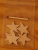 5 estrelas trespassadas, decoração de Natal para decorar e pendurar