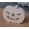 Figurinha de abóbora de Halloween em madeira para pintar