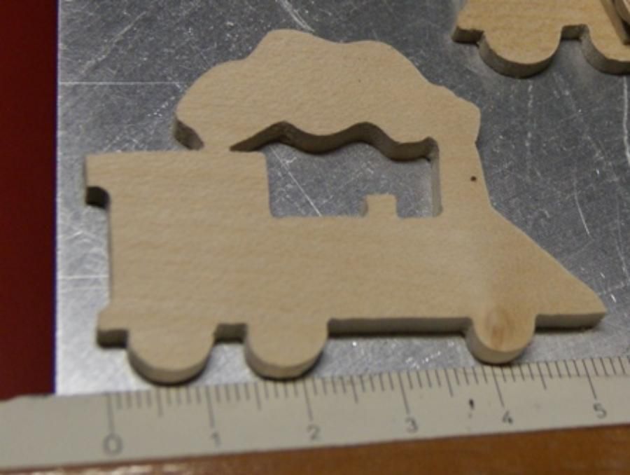 figura de locomotiva, marcador, miniaturas de lazer criativo ornamentação de madeira de scrapbooking feito à mão