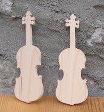 Marcador de violino figura lg 9cm ep 3mm música tema de casamento, feito à mão