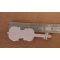 Figurinha de violoncelo ht 6cm música de ornamentação feita à mão em madeira maciça scrapbooking