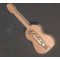 Guitarra montada em fuso
