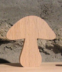 cartão de casamento em forma de cogumelo floresta ou tema da natureza