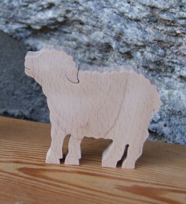 marca de casamento de ovelhas animais de fazenda temática