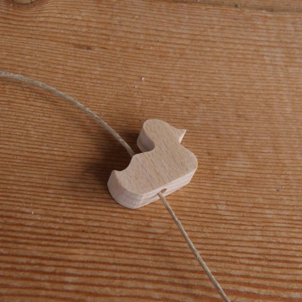 pato de madeira de missanga V que faz m&oacute;veis e suspens&atilde;o