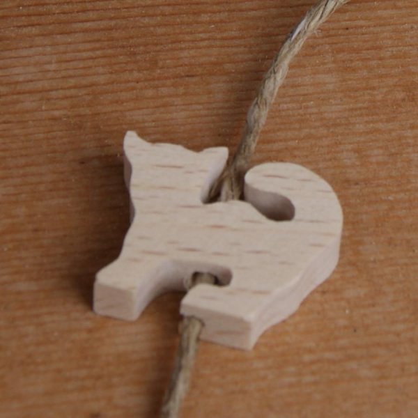 gato de contas de madeira, perfura&ccedil;&atilde;o vertical para madeira maci&ccedil;a m&oacute;vel e de suspens&atilde;o feita &agrave; m&atilde;o