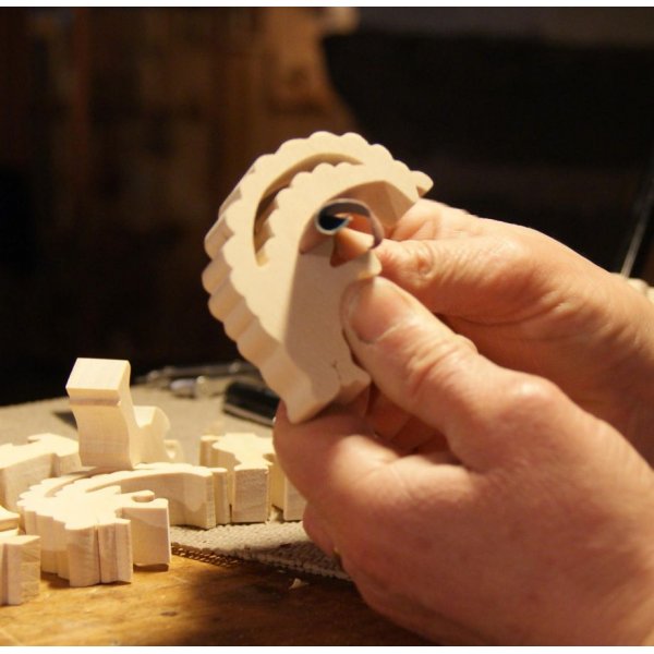 Joaninha de madeira 3 pe&ccedil;as Beech, a amiga do jardim