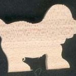 Cão de madeira de bordo maciço, feito à mão, tema de fazenda de estatuetas, animais de estimação