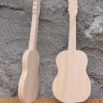 Tema de música de casamento de guitarra, madeira, feita à mão
