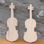 Marcador de violino figura lg 9cm ep 3mm música tema de casamento, feito à mão