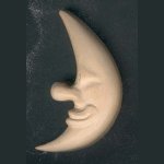 Natureza esculpida da lua encerada