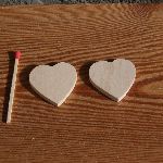 Coração de figuras 3x3 em madeira maciça a pintar, decoração de casamento, dia dos namorados, casamento em madeira
