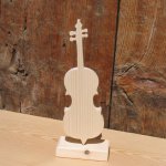 decoração interior em violoncelo de madeira ht 20 cm, decoração de mesa, presente de músico, feito à mão