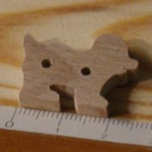 Botão de cão de 25mm para decorar e coser, embelezamento de scrapbooking feito à mão