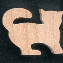 gato figurino 3mm para pintar e colar miniaturas criativas de lazer