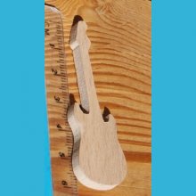 Figurine guitarra eléctrica lg 6cm ep 3mm decoração de casamento