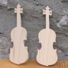 Marcador de violino figura lg 9cm ep 3mm música tema de casamento, feito à mão