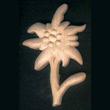 Edelweiss esculpida sem cera