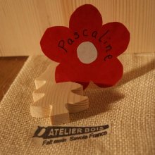 Cartão de lugar de árvore de Natal em madeira de abeto maciça, reutilizável, para decorar, por 10, crachá para mesa de Natal, tema da natureza, montanha, árvore feita à mão