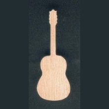 Guitarra montada em fuso