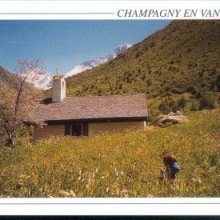Cartão postal Champagny le Haut Chapel of Friburge