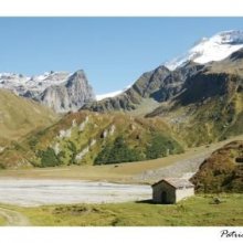 Postal Gliere Lake, Champagny en vanoise no Verão