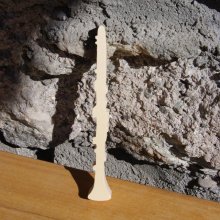 Clarinete de abeto sólido de 15cm, feito à mão