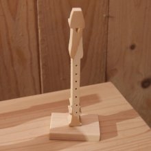 gravador de madeira sólida ht 20 cm decoração de interiores feita à mão flautista de presente musical