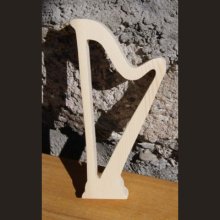 Harpa de madeira 15cm