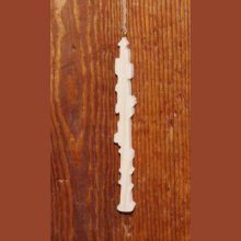 Oboé de madeira 15cm, decoração musical