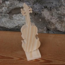violino montado em madeira maciça decoração de casamento feito à mão violinista de presente