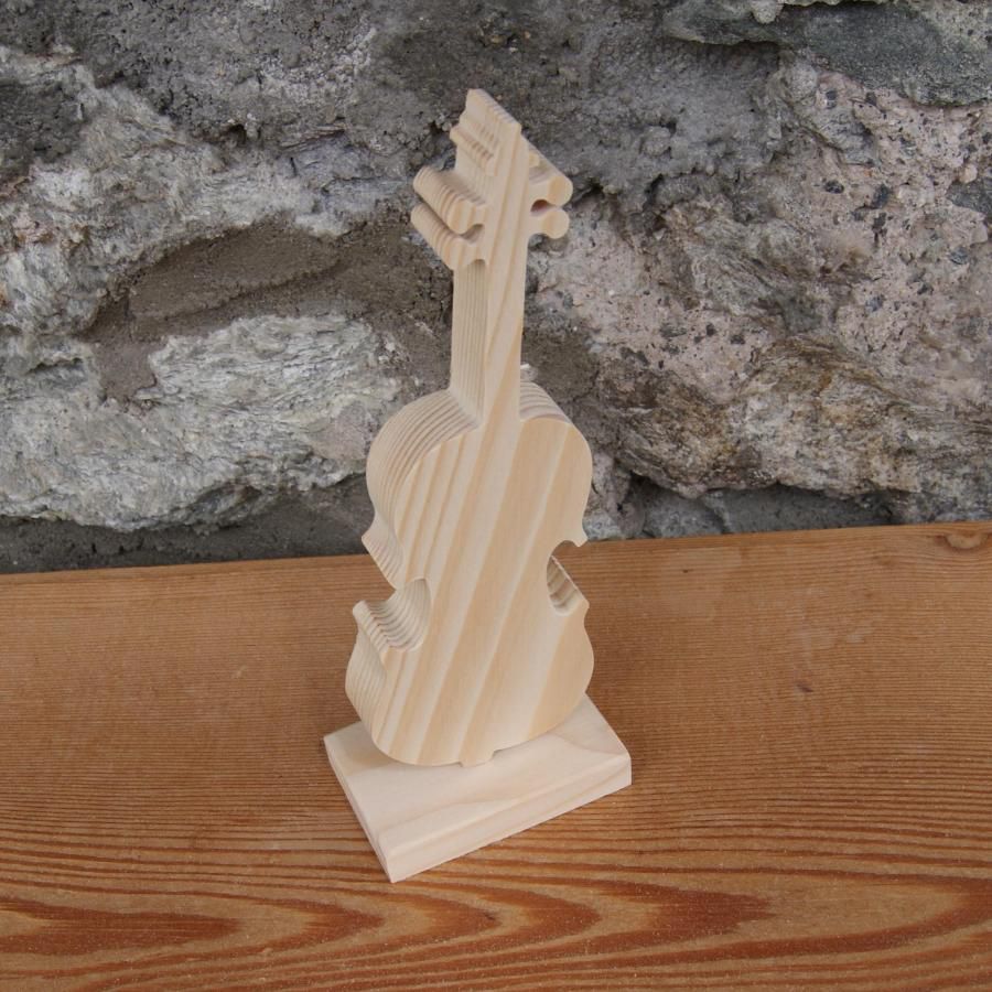 violino montado em madeira maciça decoração de casamento feito à mão violinista de presente