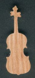 Violino montado em fuso